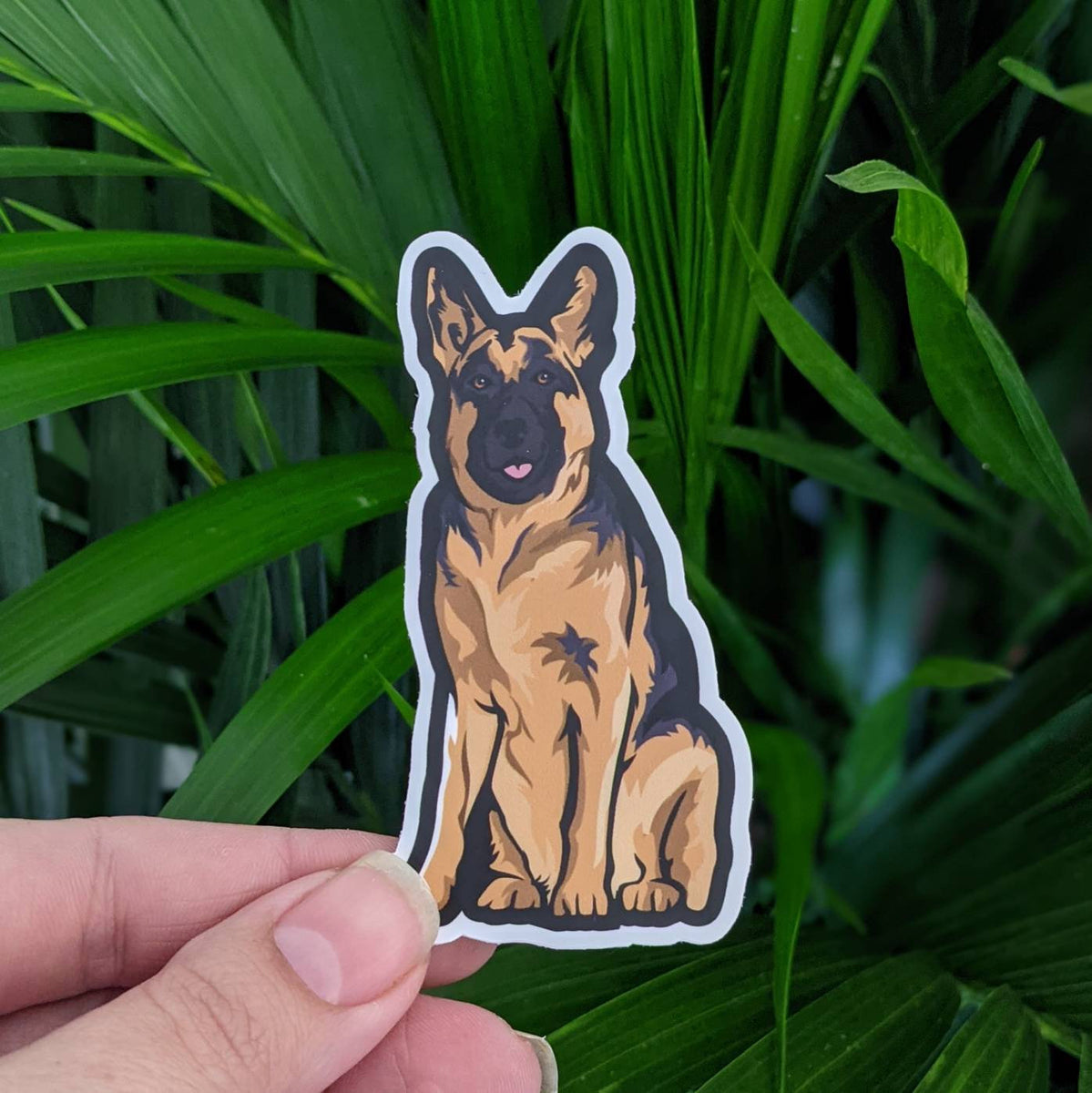 German shepherd stickers for cars best sale