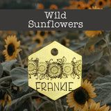 Wild Sunflowers ID Tag