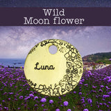 Wild Moon Flower ID Tag