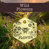 Wild Flowers ID Tag