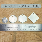 Choose the design LARGE 1.25" ID Tag