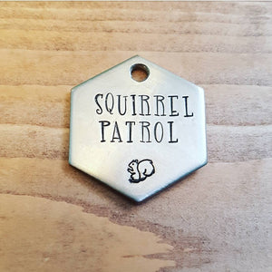 Squirrel Patrol ID Tag