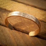 'Bloom Where You Are Planted' Cuff Bracelet