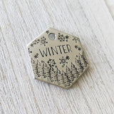 Snow Capped Forest ID Tag