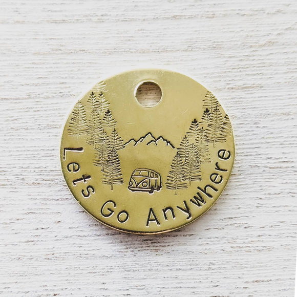 Let's Go Anywhere ID Tag