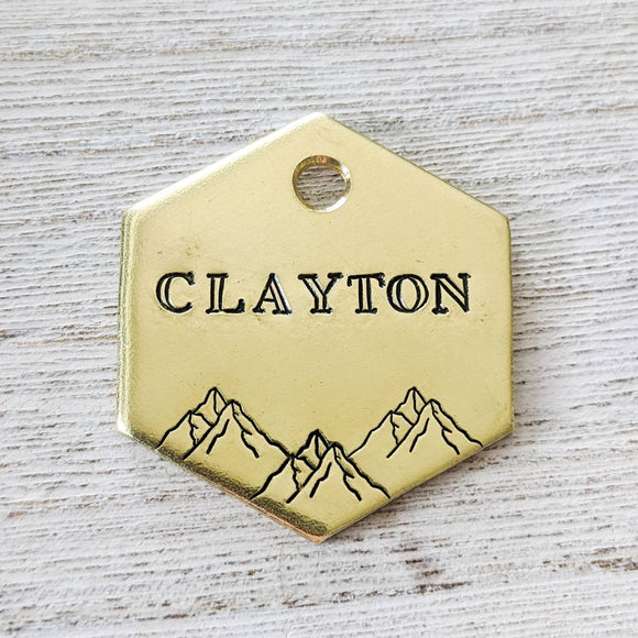 Mountains ID Tag