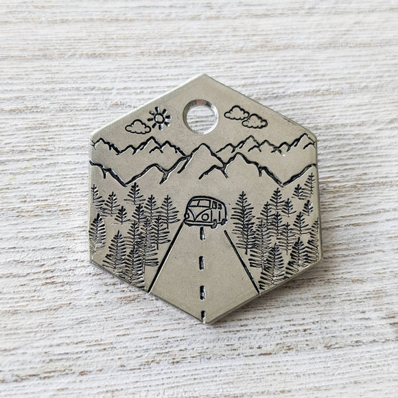 The Roads Less Traveled ID Tag