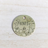 Ghosts and ghouls ID Tag