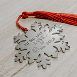 All you need is love - Snowflake Ornament