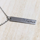 Pet's name necklace