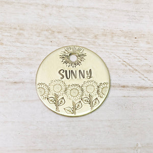 Sunny sunflowers ID Tag