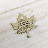 Maple Leaf landscape ID Tag