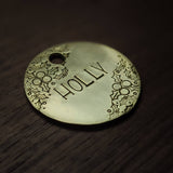 Holiday Holly ID Tag