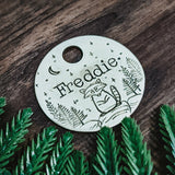 Rocky Raccoon - Pet ID tag - Dog tag for dogs - Pet Tag - Hand Stamped - Personalized - Custom - Raccoon - Wildlife - Canadian - Animals